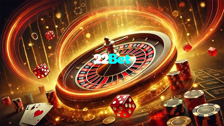 22Bet casino presented on mobile device in Pakistan with slots and live games